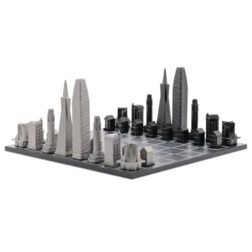 Skyline Chess Stainless Steel San Francisco Edition